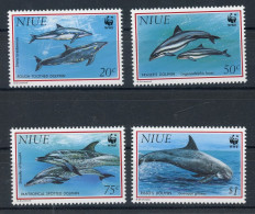 Niue 822-25 Postfrisch Delfine/ WWF #HE840 - Niue