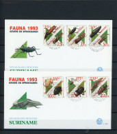 Surinam 1438-1449 Käfer Ersttagesbrief/FDC #JW622 - Surinam