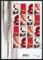 HongKong-China ZD-Bogen 1016-19 Postfrisch Kunst #JD454 - Autres & Non Classés