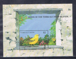 Turks Und Caicos Inseln Block 83 Postfrisch Vögel #JD242 - Turks And Caicos