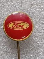 FORD Auto Moto Industry / Car OLD LOGO Voiture   - Vintage Pin Badge Yugoslavia '60 - Ford