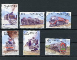 Malediven 2183-2190 Postfrisch Eisenbahn #IV364 - Maldives (1965-...)