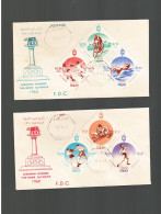 Libano - 1960 2 Fdc Olimpiadi Estive Roma - Liban