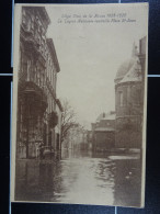 Liège Crue De La Meuse 1925-1926 La Légion Nationale Ravitaille Place St-Jean - Lüttich