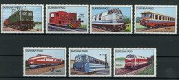 Burkina Faso 1043-1049 Postfrisch Eisenbahn #IX179 - Burkina Faso (1984-...)