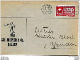 116 - 7 -  Enveloppe Suisse  Avec Oblit Mécanique "Eidg Schützenfest Luzern 1939" - Waffenschiessen