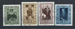 Liechtenstein N°273/76 Obl (FU) 1953 - Tableaux - Usados