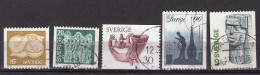 T0938 - SUEDE SWEDEN Yv N°934/38 - Gebraucht
