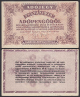 Ungarn - Hungary  100000 Egyszázezer Adopengo 1946 VF- (3-) Pick 144e  - Hongarije
