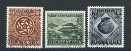 Liechtenstein N°281/83 Obl (FU) 1954 - Ouverture Du Musée National De Vaduz - Usati