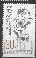 CZ 2023-1203 100 Years Of Regular Radio Broadcasting 1v,  MNH - Unused Stamps