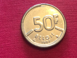 Münze Münzen Umlaufmünze Belgien 50 Francs 1987 Belgie - 50 Frank
