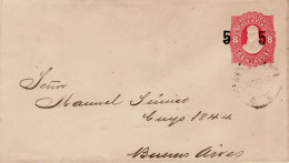 ARGENTINA 1892 LETTER SENT TO BUENOS AIRES - Cartas & Documentos