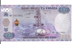 RWANDA 2000 FRANCS 2014 UNC P 40 - Rwanda