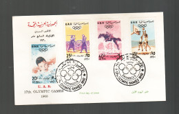 Egitto - Uar - 1960 Fdc Giochi Olimpici Roma - Zomer 1960: Rome