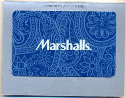 Marshalls  U.S.A., Carte Cadeau Pour Collection, Sans Valeur, # Marshalls-89a - Tarjetas De Fidelización Y De Regalo