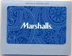 Marshalls  U.S.A., Carte Cadeau Pour Collection, Sans Valeur, # Marshalls-89a - Gift And Loyalty Cards