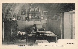 FRANCE - St Point - Vue à L'intérieur Du Château De Lamartine - Cabinet De Travail Du Poète - Carte Postale Ancienne - Macon