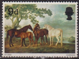 Art, Peinture - GRANDE BRETAGNE - Chevaux Et Paysage De Georges Stubbs - N° 492 * - 1967 - Unused Stamps