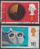 Inventions - GRANDE BRETAGNE - Radar, Réacteurs En Tandem - N° 495-497 - 1967 - Usados