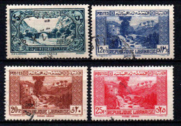 Grand Liban - 1940 - Paysages  - N° 170 à 173 - Oblit - Used - Used Stamps