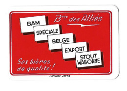 109a 1 Losse Speelkaart Brie. Des Alliés Marchienne Au Pont - Sonstige & Ohne Zuordnung