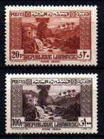 Grand Liban -  1940 - Paysages- N° 172 / 175 - Neufs * - MLH - Neufs