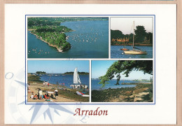 01701 / ARRADON 56-Morbihan Multivues Pointe Plage Promenade PEN BOC'H 1990s JOS Le DOARE - Arradon