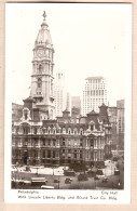 01673 / PHILADELPHIA Pennsylvania  City Hall LINCOLN Liberty Building GIRARD TRUST Co 1935 à DELECLUSE Gallon Eure - Philadelphia