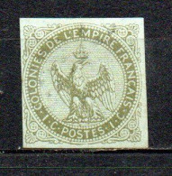 Col41 Colonies Générales N° 1 Oblitéré Cote 33,00 € - Eagle And Crown