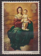 Noel - GRANDE BRETAGNE - Vierge Et L'enfant Par Murillo - N° 500 - 1967 - Usati