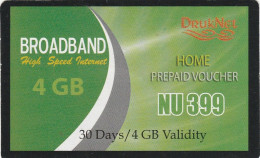 Bhutan, 4 GB, Broadband Voucher, 2 Scans. - Bhoutan