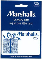 Marshalls  U.S.A., Carte Cadeau Pour Collection, Sans Valeur, # Marshalls-97a - Gift And Loyalty Cards
