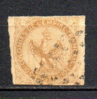 Col41 Colonies Générales N° 3 Oblitéré Cote 12,00 € - Eagle And Crown