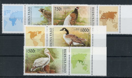 Burkina Faso 1406-1409 Mit Zierfeld Postfrisch Vögel #JL350 - Burkina Faso (1984-...)