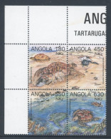 Angola 4er Block 932-35 Postfrisch Schildkröte #JK496 - Angola