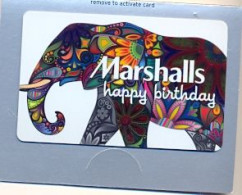 Marshalls  U.S.A., Carte Cadeau Pour Collection, Sans Valeur, # Marshalls-100a - Gift And Loyalty Cards