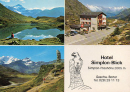 CPM - M - SUISSE - VALAIS - HOTEL SIMPLON BLICK - SIMPLON PASSHOHE - GESCHWISTER BORTER - Simplon