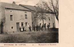 Environs De Virton  Guinguette De Couvreur Bien Animée N'a Pas Circulé - Virton