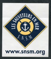 Sticker Autocollant SNSM - Les Sauveteurs En Mer - S.N.S.M. - Navy