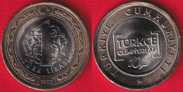 Turkey 1 Lira 2012 Km#1288 "Turkish Olympics" BiMetallic UNC - Turquie