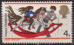 Noel - Jouet - GRANDE BRETAGNE - Cheval De Bois à Basculev- Enfants - N° 546 - 1968 - Used Stamps