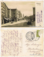 Ansichtskarte Mühldorf Am Inn Straßenpartie, Geschäfte Und Autos 1933  - Mühldorf