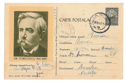 IP 63 A - 0417c Paleontologist And Geologist Grigore COBALCESCU - Stationery - Used - 1963 - Altri & Non Classificati