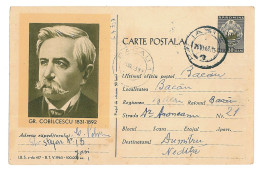 IP 63 A - 0417c Paleontologist And Geologist Grigore COBALCESCU - Stationery - Used - 1963 - Andere & Zonder Classificatie