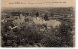 St Saint Sauveur En Puisaye Vue Sur Le Faubourg Des Renards - Saint Sauveur En Puisaye