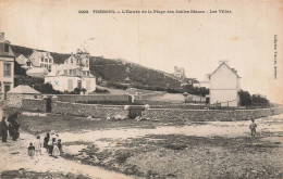 Tréboul , Près Douarnenez * 1905 * Les Villas à L'entrée Des Sables Blancs * Plage VILLA * Villageois - Tréboul