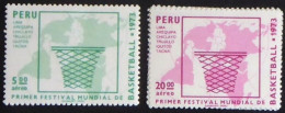 Peru/Pérou  1973  YT N°PE A349-50 Festival Basketball (2 Val) - N** Cote 3.50€ - Pérou