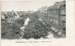 FRANCE - Strasbourg - Place Broglie - Brogieplatz - Dos Non Divisé - Carte Postale Ancienne - Strasbourg