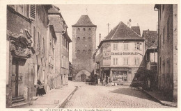 FRANCE - Sélestat - Rue De La Grande Boucherie - Au Grand Bon Marché- Carte Postale Ancienne - Selestat